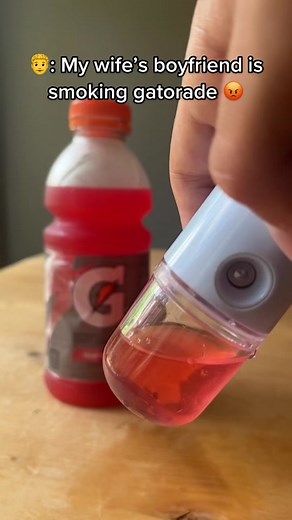 It’s just gatorade mist 😂 #tiktokmademebuyit #customerstories #notavape #smoke #vape