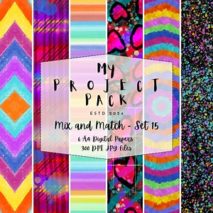 6 Mix and Match A4 Printable Patterned Papers, Set 15, Pretty Digital Designs, Jpgs for Scrapbooking, Paper Crafting, Home Décor, Journaling - Etsy Canada
