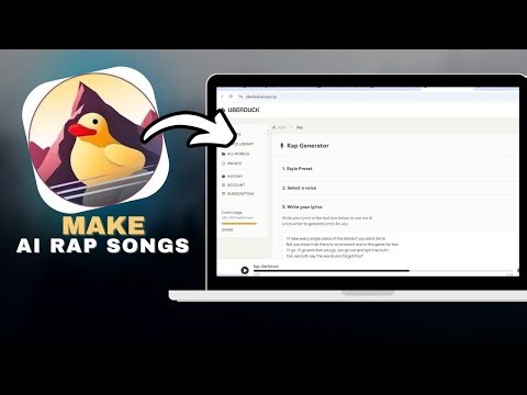 How to Make AI Rap Songs Using Uberduck in SECONDS!