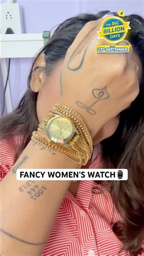 FESTIVE GOLD WATCH ​⁠‪@flipkart‬#ashortaday #slayitwithflipkart #flipkartfinds #youtubeshorts #watch