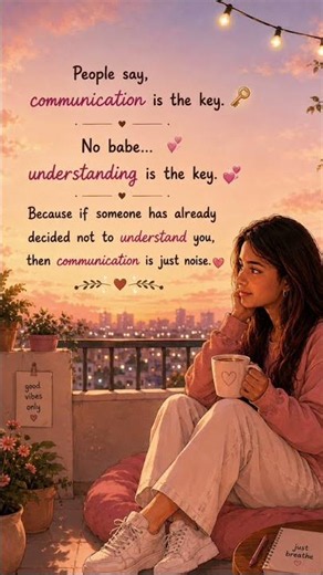 Understanding Matters More Than Communication 💔✨ | Deep Life Quote #emotions #Shorts #shortsfeed