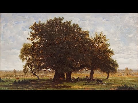 Landscape painter Théodore Rousseau's painting