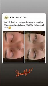 Before and after photos of eyelash extensions