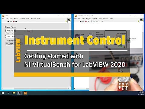 LabVIEW for Instrument control #EP5 Getting started with NI VirtualBench for LabVIEW 2020 (32bit)