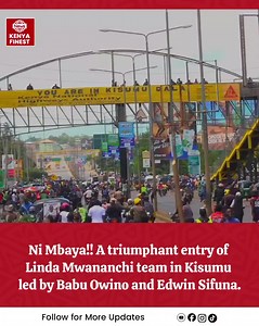 Babu Owino & Edwin Sifuna Lead Linda Mwananchi in Kisumu