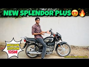 New Hero Splendor plus Million Edition🔥Review & Facelift Complete information😍
