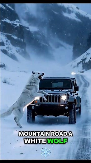 🐺White Arctic Snow Wolf Rescue: Human Saves Trapped Wolf Pup in Snowy Wilderness 🐺