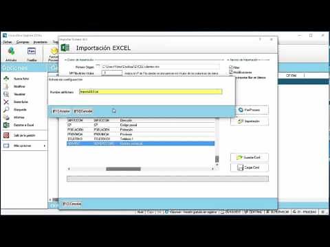 Importación Excel desde Visionwin Nuevo!