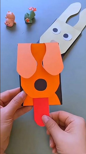 Easy Paper Dog Puppet Craft 🐶 | Fun DIY for kids