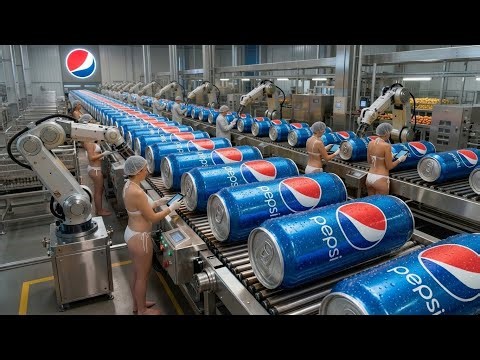 Inside The Pepsi Cola Factory | How Pepsi Is Made Step by Step | Million-Dollar Processing In USA