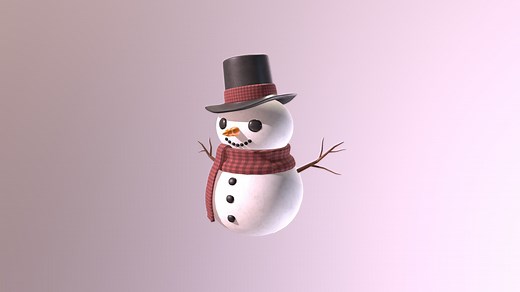 Snow Man - Download Free 3D model by sagarpatel0604