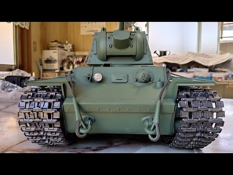 TAMIYA Masterwork Collection Opened KV-1 1/16 RC TANK