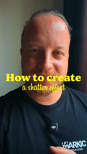 MARKIC† PRODUCTIONS on Instagram: "Shatter Effect Tutorial"