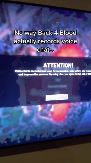 Back 4 Blood Voice Chat Recording Alert