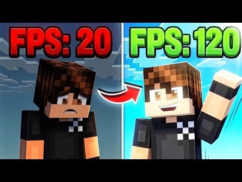 Minecraft Lag Fix 🔥 20 FPS → 120 FPS (Best Settings + No Heat)