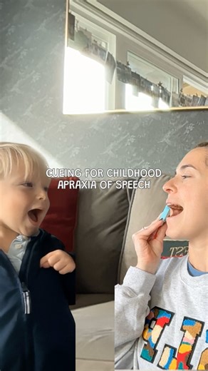 Chloe Conrad M.S. CCC-SLP on Instagram: "The treatment approach I am using is called Dynamic Temporal and Tactile Cueing (DTTC) and the cueing I am using involves moving from 1. Simultaneous productions 2. Direct Imitation 3. Delayed Imitation 4. Spontaneous Speech In this session i was targeted the CV word “my” using blocked practice while we treated that 1 word. The feedback I would give myself is that I could be varying the prosody more because we don’t want to just practice words with the sa