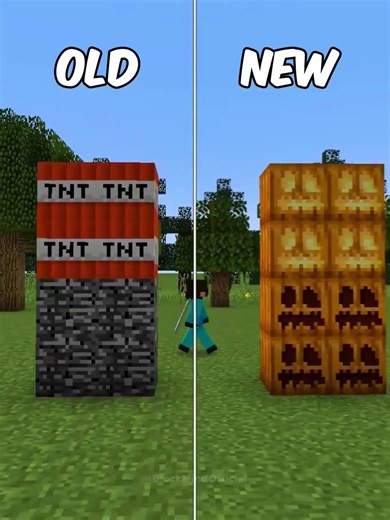 Minecraft New vs Old Textures 🥺 #shorts