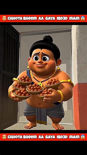 Angry😡Chhota Bheem vs All Character in indian bike driving 3d | Challenge short #shorts #viral