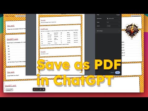 How to Print ChatGPT Conversations as Beautiful PDFs (20+ different styles)