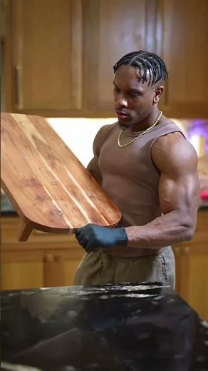 Homemade s'mores to finish off our home date night w/ a bang..