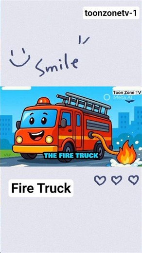 Fire Truck Song #shorts #babytoons #childrenssong #cocomelon