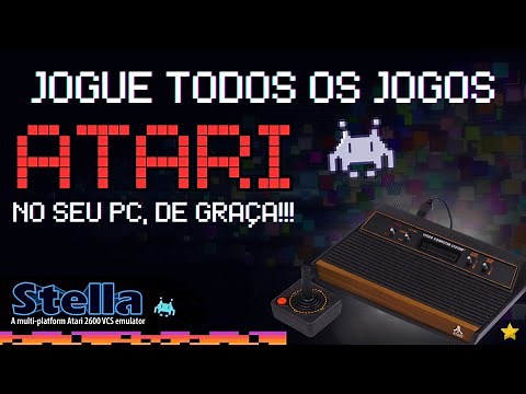 Jogue Todos os Jogos do Atari 2600 no PC: Tutorial Completo + Pack Fullset de ROMs