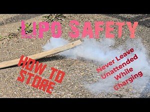 Lipo safety, how to store your batteries