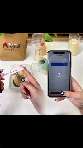 Print personalized ribbon for wedding ‍Using: Phomemo A30 label maker #phomemo