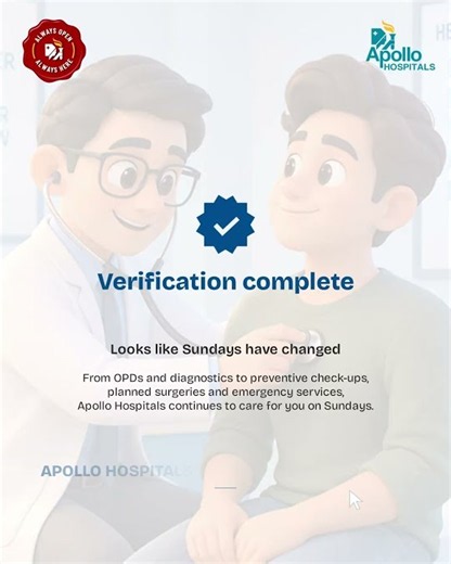 Sunday Healthcare, Now Available at Apollo Hospitals