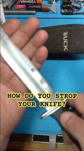 How Pro Knife Makers Strop the Buck 119 #knifeskills #knifebrotherhood #edc