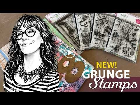 Working with Photo Polymer Clear Stamps! Fine Detail Grunge Designs (Not Foam!)–Tutorial Tidbits