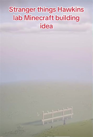 Stranger things Hawkins lab Minecraft building idea #ForYou #Minecraft #StrangerThings #Verified #Recommended.