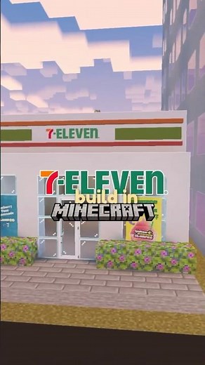 New 7 Eleven build in my Minecraft world!