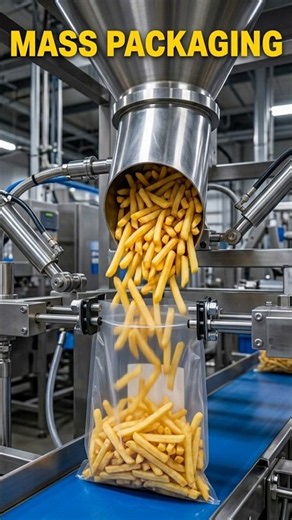 How Thousands of French Fries Are Packaged#FrenchFries #HowItsMade #FactoryTou #growyourownfood#food