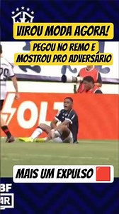 IT'S A TREND NOW! Remo player sent off for grabbing the oar.