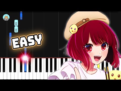 Oshi no Ko - "STAR☆T☆RAIN" - EASY Piano Tutorial & Sheet Music