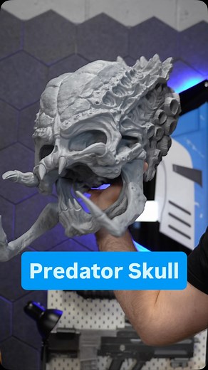94K views · 3.7K reactions | New skull trophies for the Mythosaur an Predator are here! Check them out on the website or Patreon! #predator #mandalorians #3dprinting | Galactic Armory | Facebook