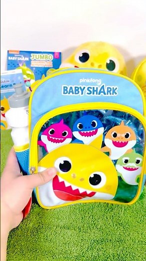 BABY SHARK BACKPACK With a Surprise Inside #asmr #toys #babyshark #pinkfong