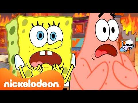 SpongeBob Moments in Bikini Bottom That Went Wrong! 🤣 | 60 Minutes | Nicktoons