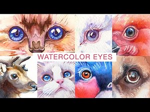 WATERCOLOR EYES 👁️ Tips and Techniques