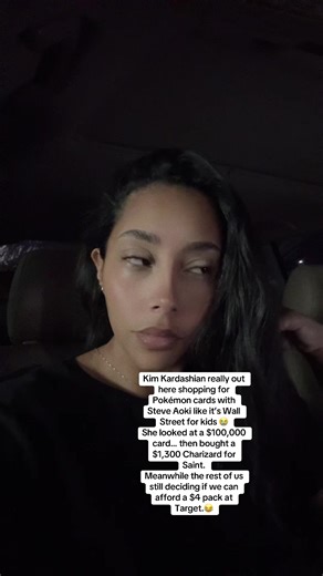 Kim shopping for saint for his Pokémon and helper by her side Steve aoki. #kimkardashian #steveaoki #fyp #pokemon #usa