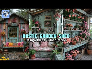 New🥀RUSTIC & PEACEFUL RETREAT: Create & Turn Garden Shed into Ultimate Rustic Hideaway | Decor Ideas