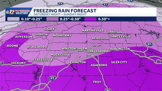 HAPPENING NOW: A major winter storm is entering North Carolina now. Get the latest forecast updates here. https://www.wxii12.com/article/ice-storm-north-carolina-forecast-updates/70113533 | WXII 12 Weather