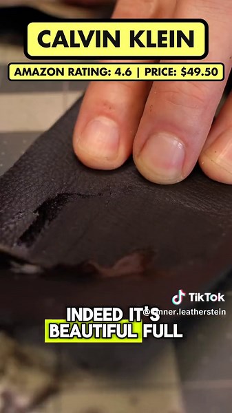 Buyer BEWARE! #tannerleatherstein#isitworthit #leatherwallet #guess #calvinklein #levis