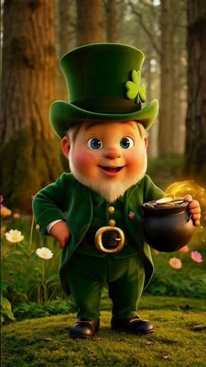 Cheeky Leprechaun Sings: Share for Good Luck! 🍀😂