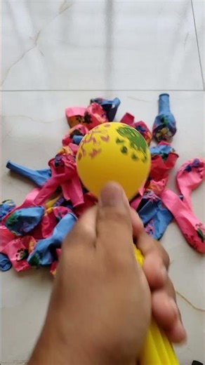 "Balloon Popping ASMR -So Satisfying #balloon #asmr #satisfying #satis"