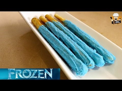 FROZEN PRETZEL WANDS - HALLOWEEN FINGER FOOD IDEA