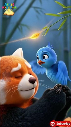 🐼💙 Red Panda Saves the Blue Bird | A Heartwarming 3D Short Film