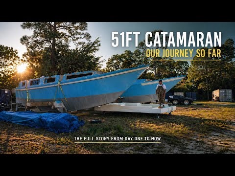 Full DIY Catamaran Build Story | 51ft James Wharram Project (Start to Now)