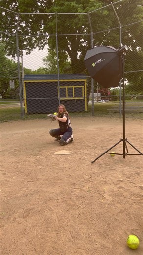 Idiot photographer destroys his phone to get the perfect shot with this softball player. #softball #fail #softballlife #failvideo #blooper | SBJ Studios